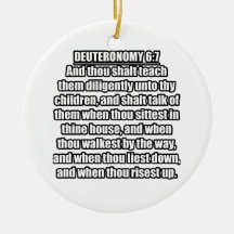 Deuteronômio 6:7 KJV Versículo da Bíblia