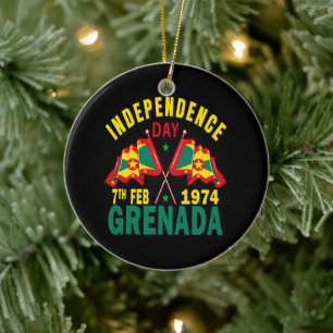 Ornamento De Cerâmica Dia da Independência de Granada