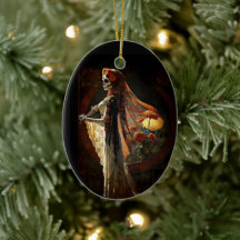 Dia do Gótico de Esqueleto Morto Natal estético