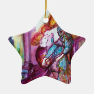 Ornamento De Cerâmica Dia dos Namorados Românticos de ROMEO E JULIETA