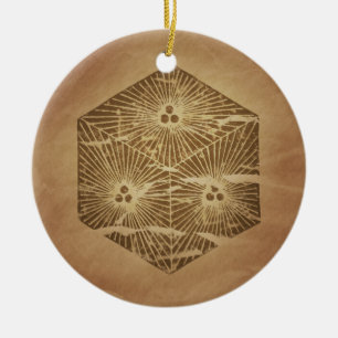 Ornamento De Cerâmica Dice of Good Sorck Japonês Magic Charles