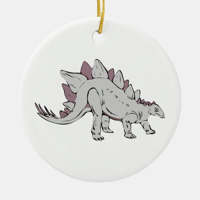 Ornamento De Cerâmica Dinossauro (Frente)