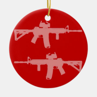 Ornamento De Cerâmica Direitos de arma iguais ar15
