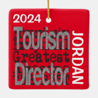 Ornamento De Cerâmica Diretor de Turismo CLIENTE Extraordinário