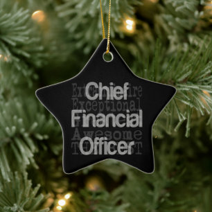 Ornamento De Cerâmica Diretor Financeiro Extraordinário