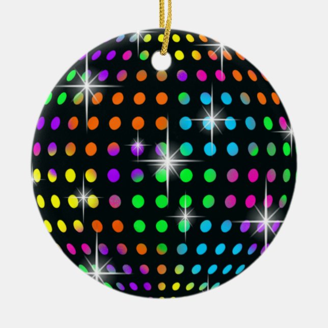 Ornamento De Cerâmica Disco (Frente)