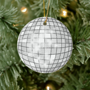 Ornamento De Cerâmica Disco Ball