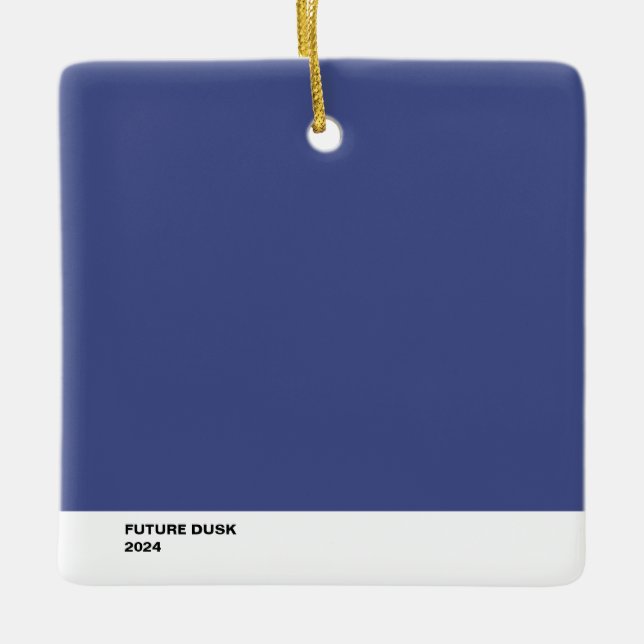 Ornamento De Cerâmica Disco Futuro (Frente)