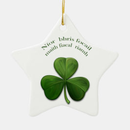 Ornamento De Cerâmica Ditos irlandeses antigos em produtos de design irl