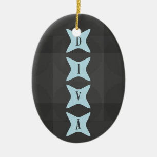 Ornamento De Cerâmica DIVA: Atitude vitorioso divina inspirada