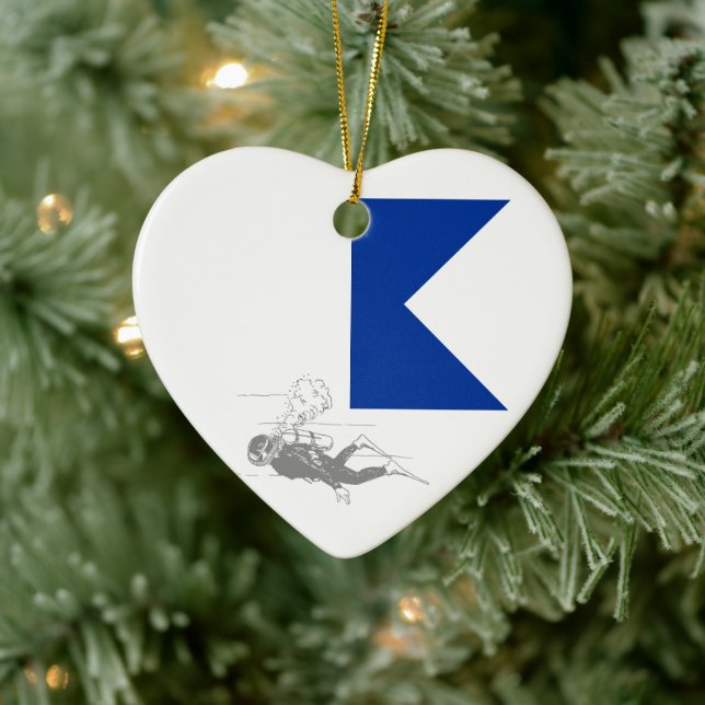 Ornamento De Cerâmica Diver Driver (Árvore)