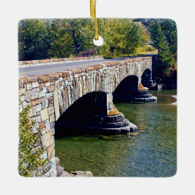 Ornamento De Cerâmica Divide Creek Bridge (Frente)