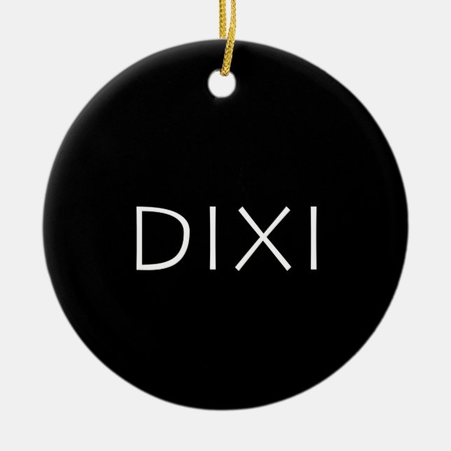 Ornamento De Cerâmica Dixi (Frente)