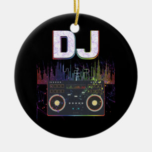 Ornamento De Cerâmica Dj Music Lover Player Som Legal