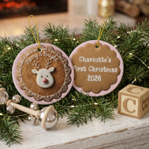 Doce Natal | Pétala de Rudolph de Biscoito de Geng