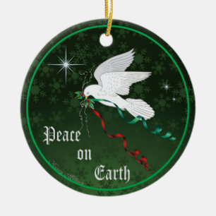 Ornamento De Cerâmica Doença Branca