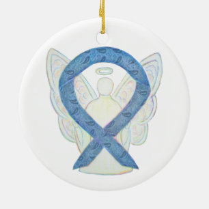 Ornamento De Cerâmica Doença da Tiroide Sensibilização Ribbon Ornaç