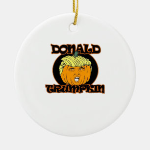 Ornamento De Cerâmica Donald Halloween Costume Trumpkin