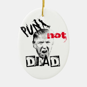 ORNAMENTO DE CERÂMICA DONALD TRUMP - PUNX NAO INOPERANTE!