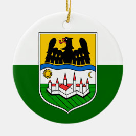 Ornamento De Cerâmica Donauschwaben Flag