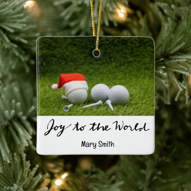 Ornamento De Cerâmica Dons de Natal para Golfe (Árvore)