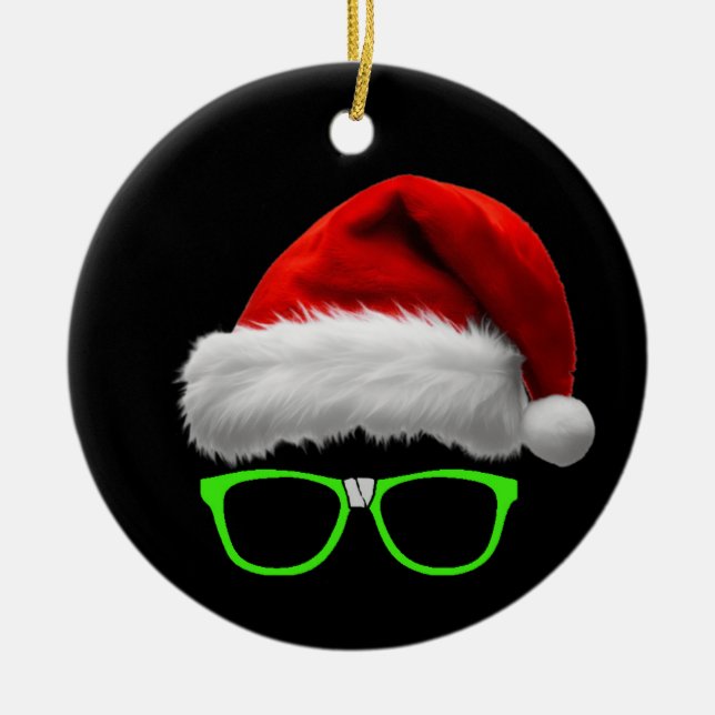 Ornamento De Cerâmica Dork Night Before Christmas (Frente)