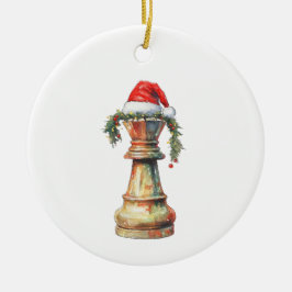 Ornamento De Cerâmica Double-Sided Christmas Chess Ornament King  Knight