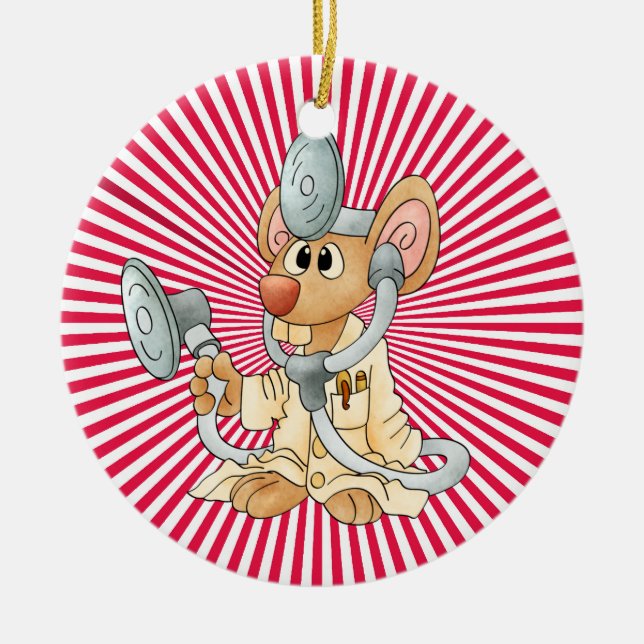 Ornamento De Cerâmica Doutor - SRF (Frente)