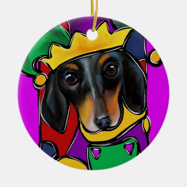ORNAMENTO DE CERÂMICA DOXIE  CARNAVAL           (Frente)