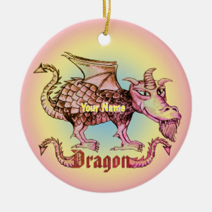 Ornamento De Cerâmica Dragão da Masmorra