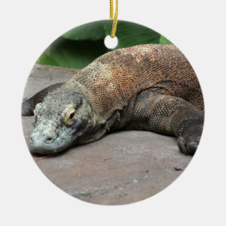 Ornamento De Cerâmica Dragão de Komodo (komodoensis do Varanus),