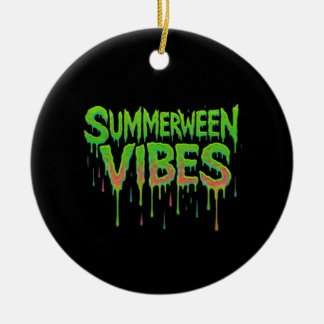 Ornamento De Cerâmica Drip Summerbetween Vibes Dispensa Clássico