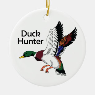 Ornamento De Cerâmica Duck Hunter
