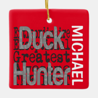 Ornamento De Cerâmica Duck Hunter Extraordinaire CUSTOM