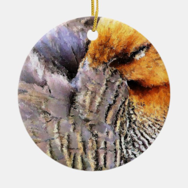 ORNAMENTO DE CERÂMICA DUCKS (Frente)