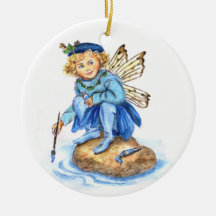 Duende JL Biel da pintura do azul Cerulean