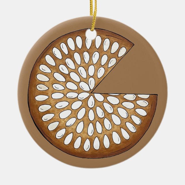 Ornamento De Cerâmica Dundee Cake Scotland Comida Cake (Frente)