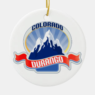 Ornamento De Cerâmica Durango Colorado