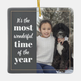 Ornamento De Cerâmica É a época mais maravilhosa do ano