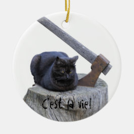 Ornamento De Cerâmica É a vida!