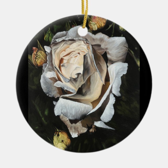 Ornamento De Cerâmica É sobre amor (Frente)