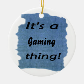 Ornamento De Cerâmica É uma coisa do jogo!