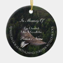 Eagle Flying Tribute Ornament por HAMbyWG