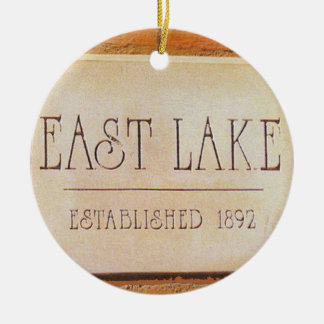 Ornamento De Cerâmica East Lake, East Lake Ornament, East Lake Decatur