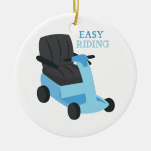 Ornamento De Cerâmica Easy Riding