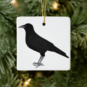 Ornamento De Cerâmica Eating Crow Ornament