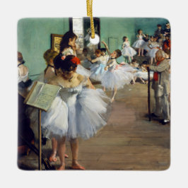 Ornamento De Cerâmica Edgar Degas - A Classe da Dança