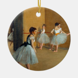Ornamento De Cerâmica Edgar Degas A Dança Foyer na Ópera