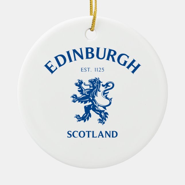 ORNAMENTO DE CERÂMICA EDINBURGH (Frente)