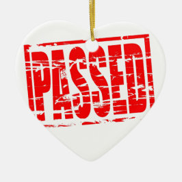 Ornamento De Cerâmica Efeito de armadilha de borracha vermelha aprovada